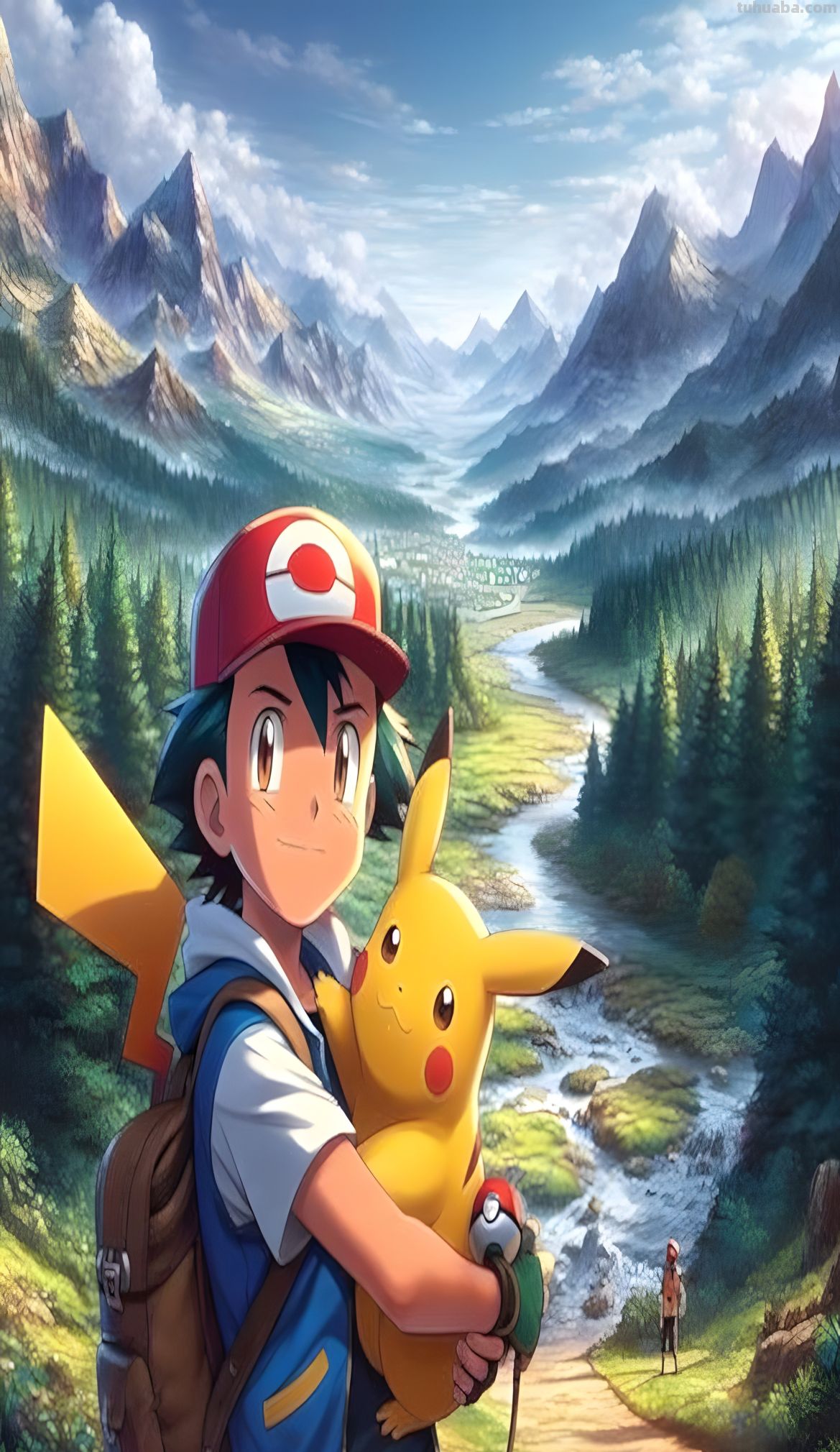 8K壁纸：二次元美图，精灵宝可梦，神奇的动漫壁纸 - 图画吧TUHUABA