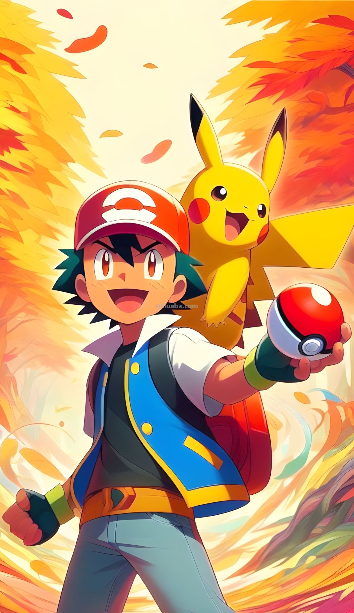 8K壁纸：二次元美图，精灵宝可梦，神奇的动漫壁纸 - 图画吧TUHUABA