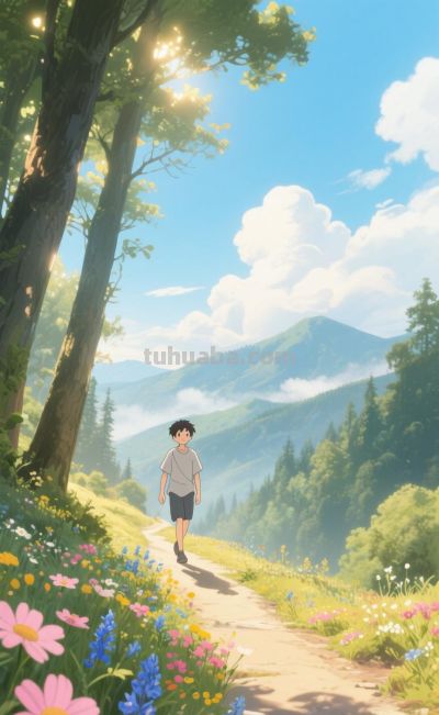 治愈系动漫风插画，宫崎骏式的温柔日常 - 图画吧TUHUABA