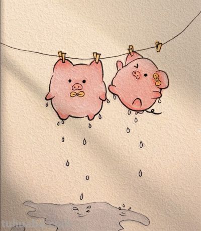 可爱治愈简笔画～ - 图画吧TUHUABA