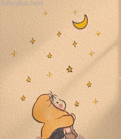 可爱治愈简笔画～ - 图画吧TUHUABA