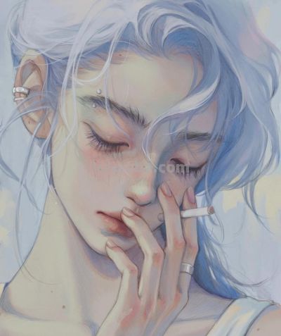 gua 老师笔下的人物插画，色彩灵动又高级，每一处都透着惊艳感 - 图画吧TUHUABA