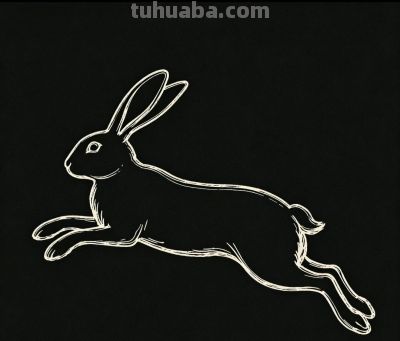 简笔画丨画一只圆滚滚的小萌兔 轻轻几笔勾勒快乐时光 画出童真趣味 - 图画吧TUHUABA