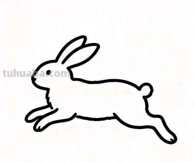 简笔画丨画一只圆滚滚的小萌兔 轻轻几笔勾勒快乐时光 画出童真趣味 - 图画吧TUHUABA