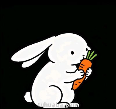 简笔画丨画一只圆滚滚的小萌兔 轻轻几笔勾勒快乐时光 画出童真趣味 - 图画吧TUHUABA