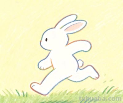 简笔画丨画一只圆滚滚的小萌兔 轻轻几笔勾勒快乐时光 画出童真趣味 - 图画吧TUHUABA