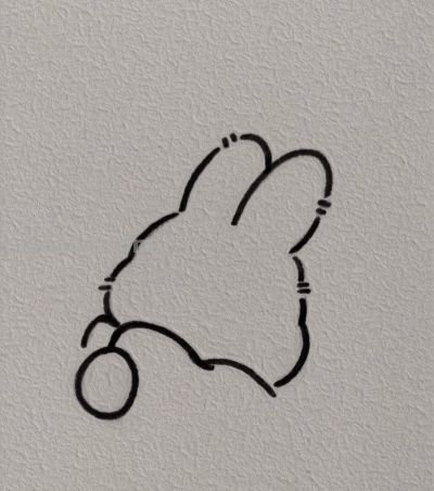 一学就会的简笔画 可爱的小兔子 - 图画吧TUHUABA
