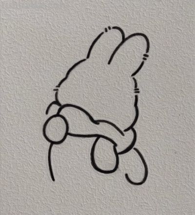 一学就会的简笔画 可爱的小兔子 - 图画吧TUHUABA