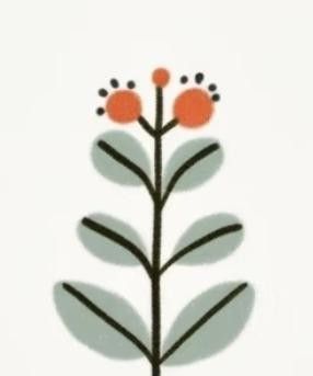 极简植物小画画起来 - 图画吧TUHUABA