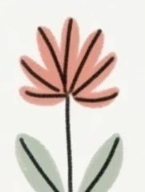 极简植物小画画起来 - 图画吧TUHUABA