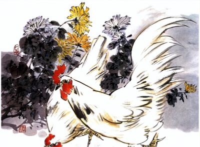 "画鸡"=画"吉"！用一幅画接财运，0基础教程来了 - 图画吧TUHUABA