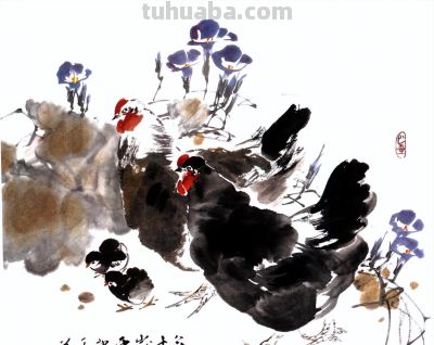 "画鸡"=画"吉"！用一幅画接财运，0基础教程来了 - 图画吧TUHUABA