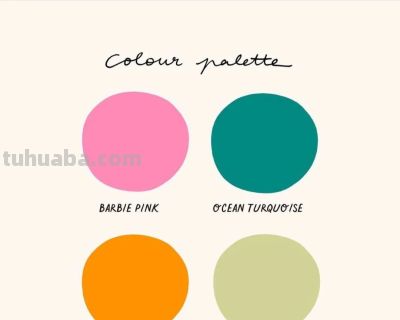 【绘画参考】多巴胺穿搭配色方案！好看色卡参考，记得收藏 - 图画吧TUHUABA