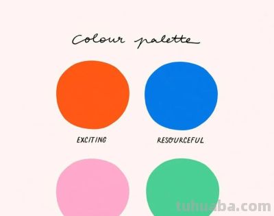 【绘画参考】多巴胺穿搭配色方案！好看色卡参考，记得收藏 - 图画吧TUHUABA