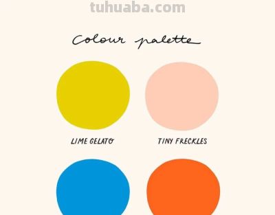 【绘画参考】多巴胺穿搭配色方案！好看色卡参考，记得收藏 - 图画吧TUHUABA