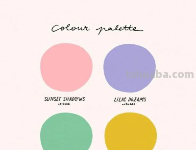 【绘画参考】多巴胺穿搭配色方案！好看色卡参考，记得收藏 - 图画吧TUHUABA