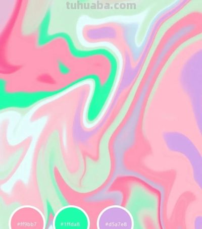 【绘画参考】多巴胺穿搭配色方案！好看色卡参考，记得收藏 - 图画吧TUHUABA