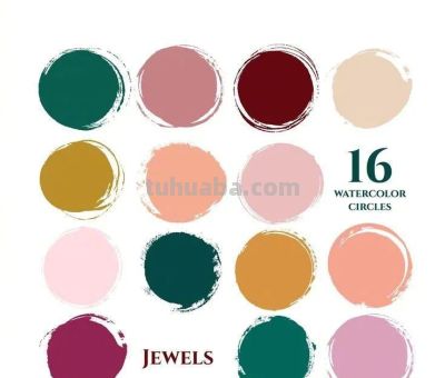 【绘画参考】多巴胺穿搭配色方案！好看色卡参考，记得收藏 - 图画吧TUHUABA