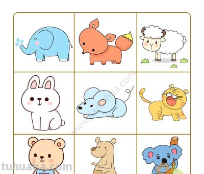 100种超萌手帐素材简笔画，小白看一遍也能学会 - 图画吧TUHUABA