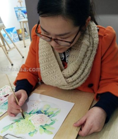 零基础学水彩/水彩画入门教程 - 图画吧TUHUABA