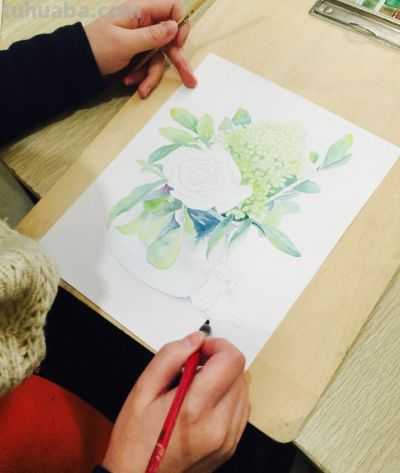 零基础学水彩/水彩画入门教程 - 图画吧TUHUABA