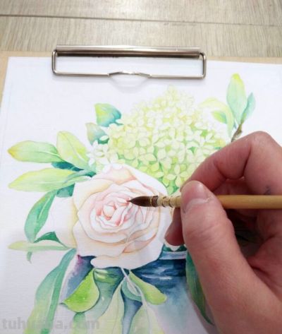 零基础学水彩/水彩画入门教程 - 图画吧TUHUABA