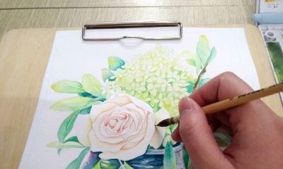 零基础学水彩/水彩画入门教程 - 图画吧TUHUABA