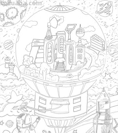 可打印科技类手抄报 - 今日头条