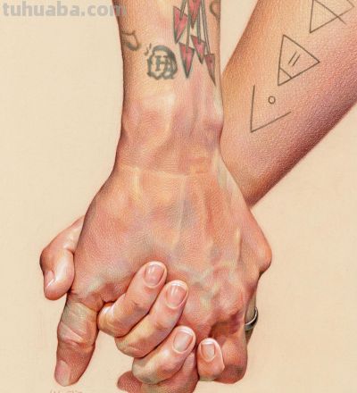 在看“亿”遍！大佬笔下的写实细节，这彩铅画神了 - 图画吧TUHUABA