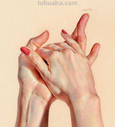 在看“亿”遍！大佬笔下的写实细节，这彩铅画神了 - 图画吧TUHUABA