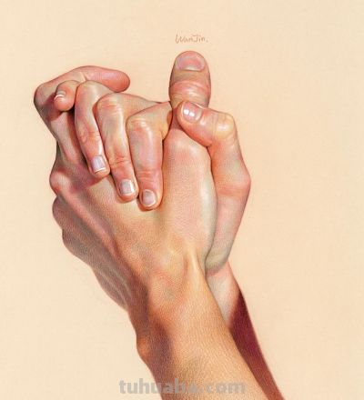 在看“亿”遍！大佬笔下的写实细节，这彩铅画神了 - 图画吧TUHUABA