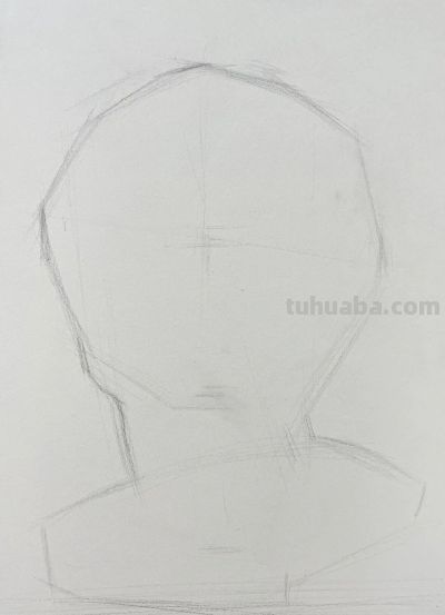 很规矩的素描石膏像步骤，逻辑清晰、技法成熟 - 图画吧TUHUABA
