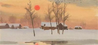 怪不得能当上中央美院院长，古元的水彩画真是绝了！ - 图画吧TUHUABA