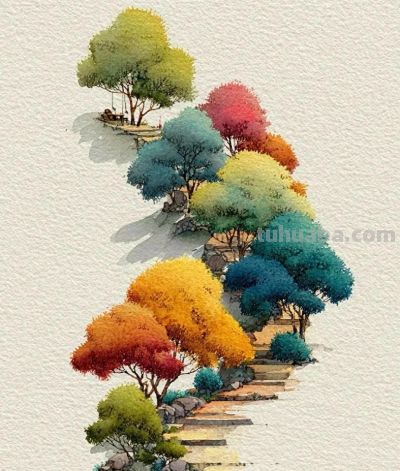 水彩插画：带你走进我的画里 - 今日头条