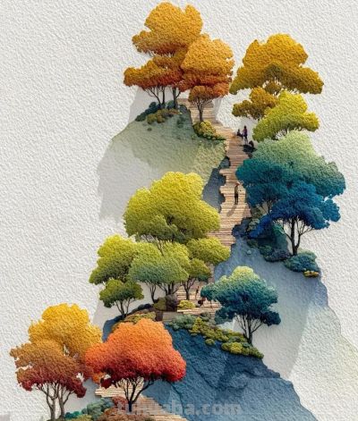 水彩插画：带你走进我的画里 - 图画吧TUHUABA