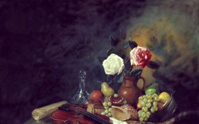 现代俄罗斯艺术家阿列克谢.安东诺夫极致的静物花卉油画作品欣赏 - 今日头条 现代俄罗斯艺术家阿列克谢.安东诺夫极致的静物花卉油画作品欣赏 - 图画吧TUHUABA