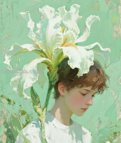 油画笔下的一切是显得那么的生动且具有感染力 - 图画吧TUHUABA