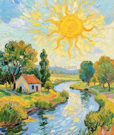 油画笔下的一切是显得那么的生动且具有感染力 - 图画吧TUHUABA