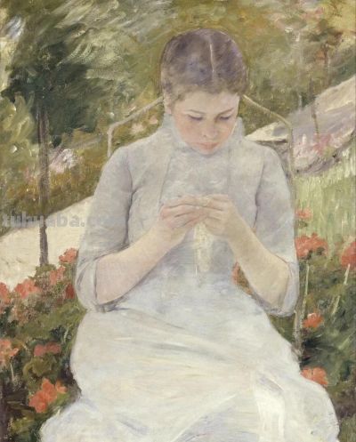 玛丽·卡萨特油画 - 图画吧TUHUABA