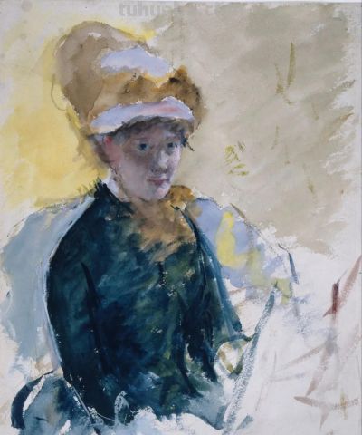 玛丽·卡萨特油画 - 图画吧TUHUABA