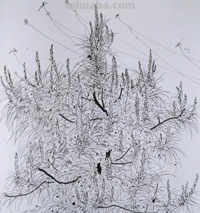 吴冠中速写作品在线欣赏 - 图画吧TUHUABA