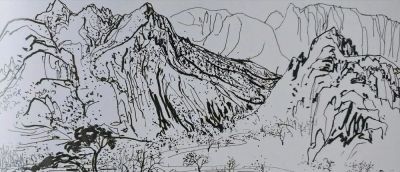 吴冠中速写作品在线欣赏 - 图画吧TUHUABA