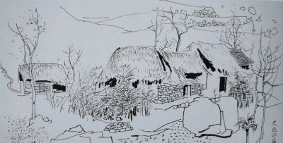 吴冠中速写作品在线欣赏 - 图画吧TUHUABA