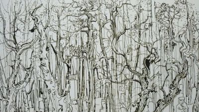 吴冠中速写作品在线欣赏 - 图画吧TUHUABA