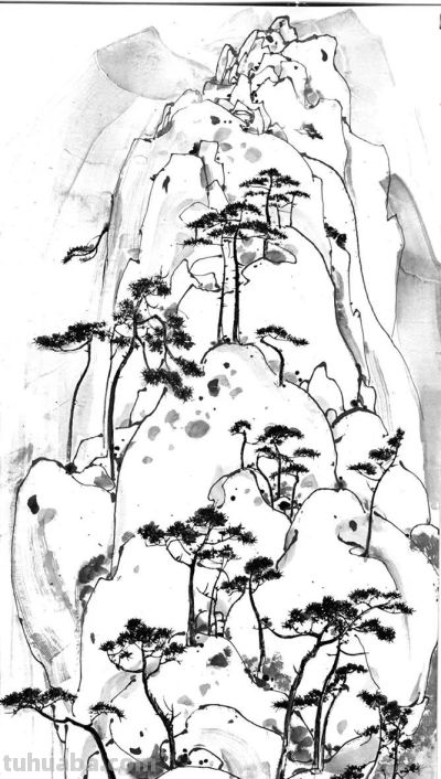 吴冠中速写作品在线欣赏 - 图画吧TUHUABA