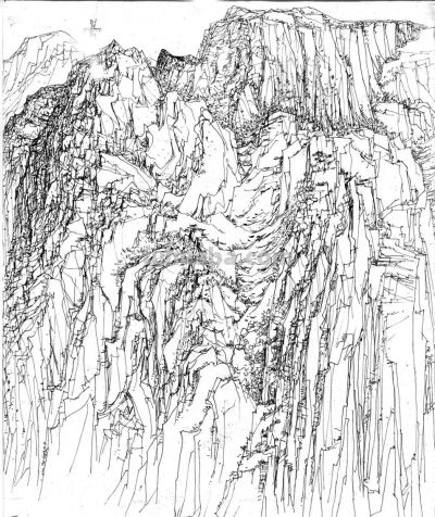 吴冠中速写作品在线欣赏 - 图画吧TUHUABA