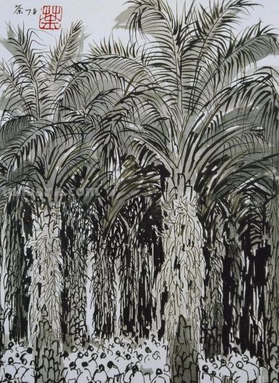 吴冠中速写作品在线欣赏 - 图画吧TUHUABA