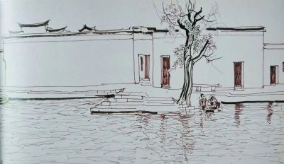 吴冠中速写作品在线欣赏 - 图画吧TUHUABA