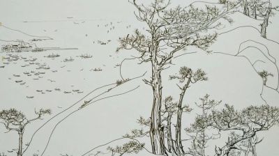 吴冠中速写作品在线欣赏 - 图画吧TUHUABA