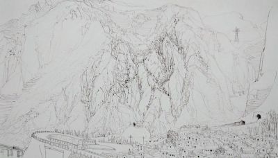 吴冠中速写作品在线欣赏 - 图画吧TUHUABA